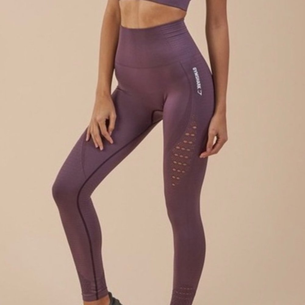 Gymshark Purple Energy Seamless High Waisted Leggings